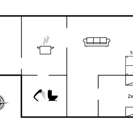Apartmán Ritha - 30km From The Sea By Interhome